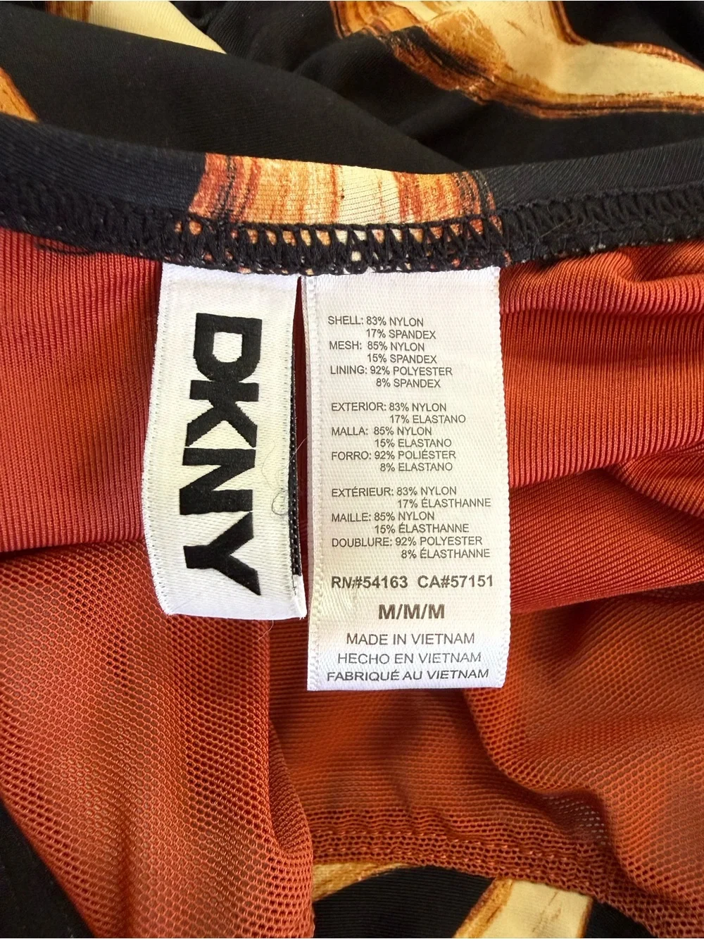 DKNY One Piece Swimsuit Size M